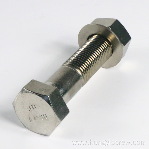 Stainless Steel Hex BoltPlain Hex Bolt